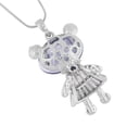 thumbnail image 4 of Shop LC Cubic Zirconia CZ Charm Pendant Necklace Jewelry Gift for Women Size 20-30" Ct 7, 4 of 6