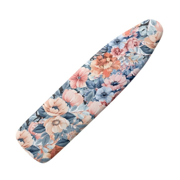 HELLHERO Floral Garden Pattern Iron Board Cover Hook and Loop Fastener Replacement Soft Non-Slip