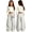 Light Gray&&100, variant on CONROSES Girl'S Baggy Sweatpants Wide Leg Sweat Pants for Girls Trendy Letter Graphic Y2K Elastic Waist Drawstring Athletic Jogger Pants With Pockets