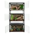 thumbnail image 3 of GUZZLO 3-Layer 40 Gallon Full Tempered Glass Reptile Terrarium, Easy Assembly, 3 of 7