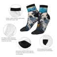 thumbnail image 5 of Fuzoiu Sunset Sunflower Dog Print Adult Socks, Crew Moisture-wicking Socks, Unisex Cushion Crew Socks,Casual Sports Ankle Socks, 5 of 7