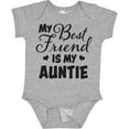 thumbnail image 3 of Inktastic My Best Friend is My Auntie with Hearts Boys or Girls Baby Bodysuit, 3 of 5