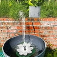 Lotuus Shaped Pond Founntain Decorative USB Floating Outdoor Water
