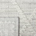 thumbnail image 6 of SAFAVIEH Global Anabella Diamond Indoor/Outdoor Area Rug, Light Grey/Ivory, 9' x 12', 6 of 7