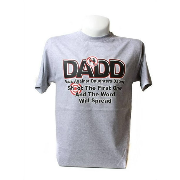 Papas contre Filles Datant T-Shirt Graphique, Gris Petit