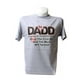 Papas contre Filles Datant T-Shirt Graphique, Gris Petit – image 1 sur 1