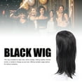 thumbnail image 3 of Peluca Negra, Peinado y Sintético Cabello de Moda Longitud de Peluca Larga Flequillo para Mujeres, 3 of 7
