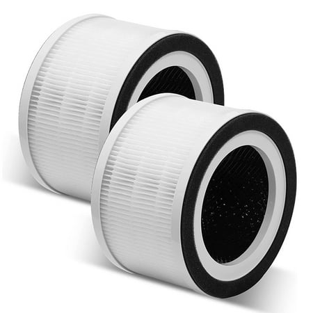 

HEPA Filters 2Pack Replacement True HEPA Filter Compatible for Fillo/Halo/Allo Purifier 3-Stage Filtration Accessories