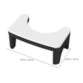 thumbnail image 2 of NIYANGLE Potty Step Stool Toilet Footstool Round Arc Shape 1Pack, 2 of 7