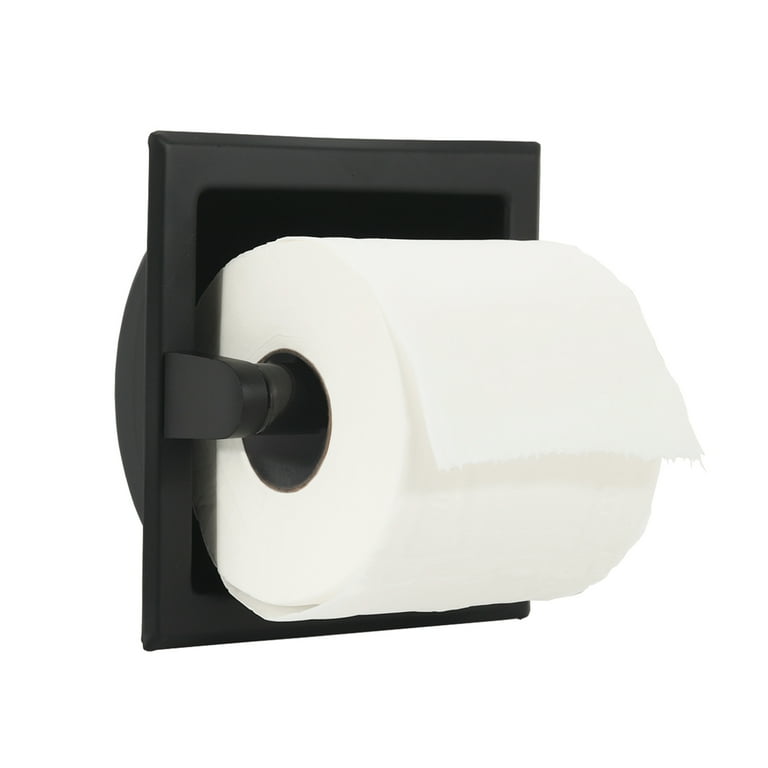 Recessed Wall Mounted Toilet Paper Holder Bathroom Tissue Holder