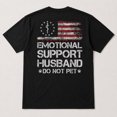 thumbnail image 3 of Emotional Support Husband Graphic T-Shirt, Unisex Classic Fit Tee, 3 of 9