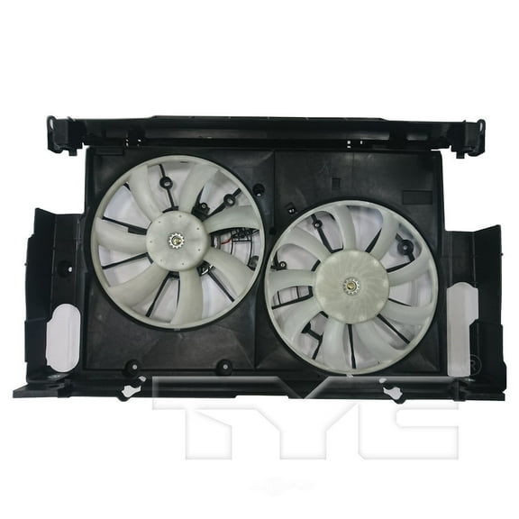 TYC 624490 Dual Radiator And Condenser Fan Assembly Fits select: 2016-2018 TOYOTA RAV4