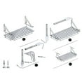 thumbnail image 5 of POINTERTECK Wall Mounted Pot Holders Shelves Pots Pans Hanging Organizer Pot Lid Utensil Holder Coffee Mug Rack, 5 of 5