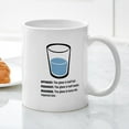 thumbnail image 3 of CafePress - Optimist/Pessimist/Engineer Mug - 11 oz Ceramic Mug - Novelty Coffee Tea Cup, 3 of 4