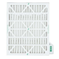 2 Pack of 16x20x4 MERV 10 Pleated 4" Inch Air Filters by Glasfloss. Actual Size: 15-1/2 x 19-1/2 x 3-3/4