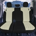 thumbnail image 3 of For 2021-2024 Toyota Sienna FH Group Neoprene Custom Fit Waterproof Car Seat Covers  - Beige 3rd Row, 3 of 4