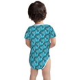 thumbnail image 5 of Daiia Seahorse Printed Unisex-Baby Short Sleeve Onesies Bodysuits Baby Climbing Clothes Soft and Comfortable Romper with Expandable Shoulder Design-18 Months, 5 of 8