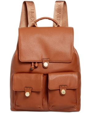 calvin klein snap backpack