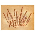 thumbnail image 2 of Design Art - Meat cutting knifes poster craft, 2 of 4