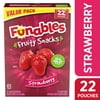 Funables Strawberry Flavored Fruit Snacks, 17.6 oz, 22 Count