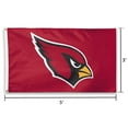 thumbnail image 2 of WinCraft Arizona Cardinals Deluxe 3' x 5' Flag, 2 of 2