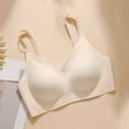 thumbnail image 5 of FYDUU Wireless Bras For Women No Underwire V Mesh Bralette Seamless Comfortable Bra Push Up Full Coverage Everyday Bras Comfortable Soft Bras /Beige, 5 of 5