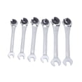 thumbnail image 1 of Llave Para Tuercas Abocinadas, Alta Dureza, Fácil De Operar, Ahorro De Mano De Obra, Juego De Llaves De Línea De 10 Mm, 12 Mm, 13 Mm, 14 Mm, 15 Mm, 17 Mm Para Líneas De Freno De, 1 of 7