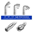 thumbnail image 2 of 10 Pieces Stainless Steel Valve Stem Extension, 4 Dual Tire Extension 6 Extender Adaptor, 2 of 6