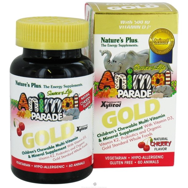 Nature's Plus Source Of Life Animal Parade Gold Children's MultiVitamin & Mineral Supplement