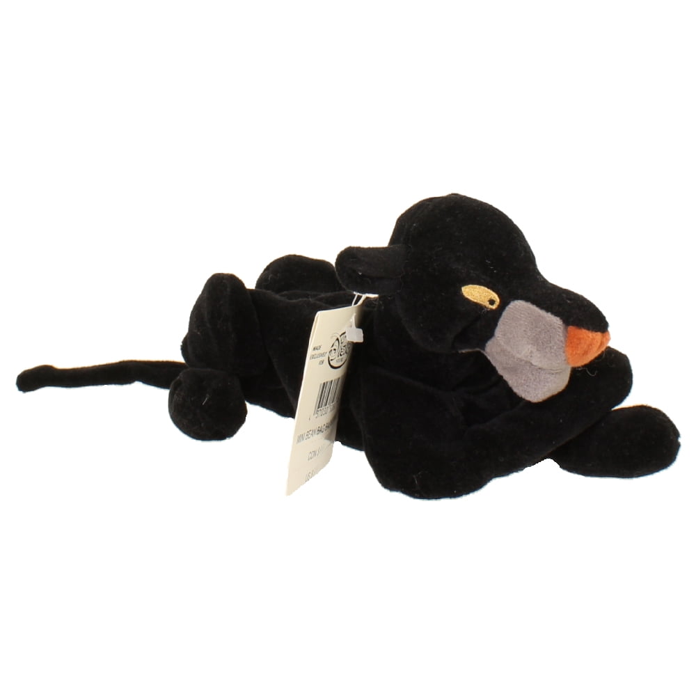 Vintage Disney Plush 8in Mini Bean Bag Bagheera The Panther From Jungle Book for sale online