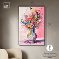 thumbnail image 5 of Burst of Color Vase Canvas Graffiti Pop Art by Art Remedy, Black Frame, 36" x 54", 5 of 7