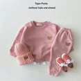 thumbnail image 4 of 2024 Fashion Toddler Baby Clothes Sets Cartoon Bear Sweatshirt+ Pants 2Pcs Suits Autumn Kids Outfits Set Christmas Gift, 4 of 6