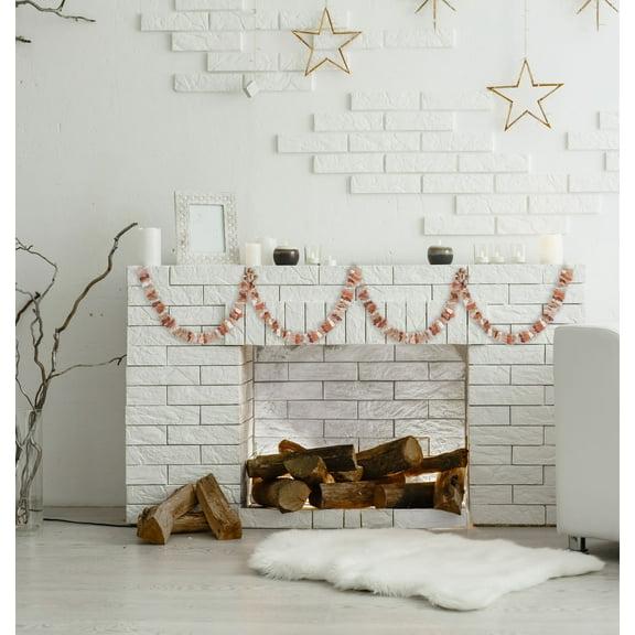 Love, Laugh, Craft Burlap Rag Tie Garland Project Kit, 2-10'L, Precut Ribbon, Multi-Color