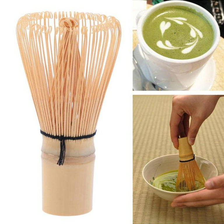 3 in 1 Matcha Set Bamboo Whisk Teaspoon Handmade Tea Sets Indoor