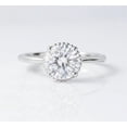 thumbnail image 3 of Jewelerix Classic Round Cut Moissanite Solitaire Engagement Ring in Yellow Gold Vermeil Band, Women’s Promise Ring, Timeless Minimal Jewelry Gift, 3 of 6