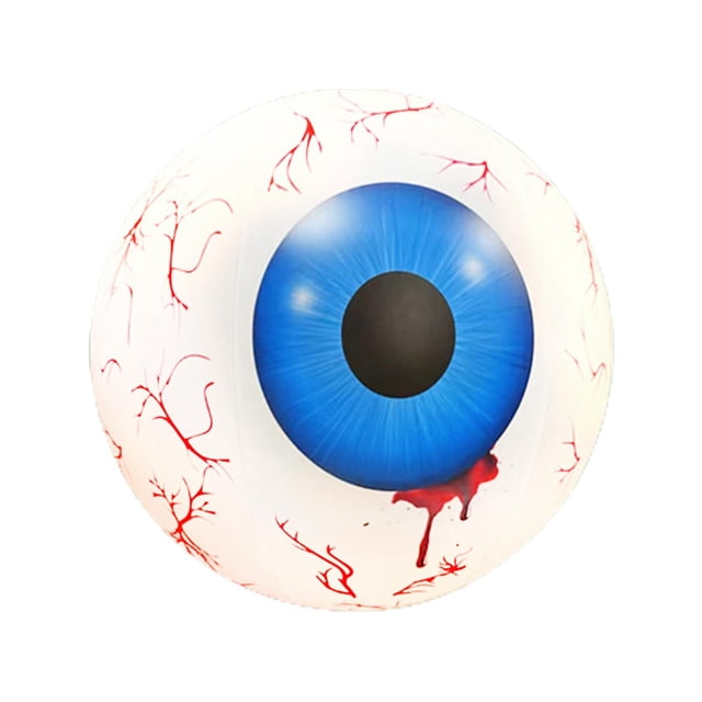 Globo ocular inflable de Halloween Yotijar 1PC Azul