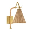 thumbnail image 2 of Linell 1-Light Wall Sconce in Warm Brass, 2 of 4