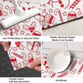 thumbnail image 3 of Red Christmas Snowman Pattern Kitchen Rug Mat,Kitchen Runner Rugs Non Skid Washable,Decorative Kitchen Floor Mats for Kitchen,Sink,Laundry,17"X47", 3 of 5