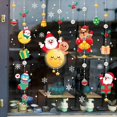 thumbnail image 3 of Pegatinas de decoración navideña para ventana, calcomanías de Santa Claus para árbol de Navidad, calcomanías para puerta de vidrio, pegatinas para ventana, 3 of 4