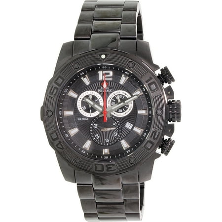 Swiss Precimax Men's Legion Pro SP13262 Black Stainless-Steel Swiss Chronograph Sport Watch