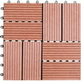 thumbnail image 1 of Naturesort N4-OT01 Eight Slats Bamboo Composite DIY Deck Tiles  11 tiles, 1 of 1