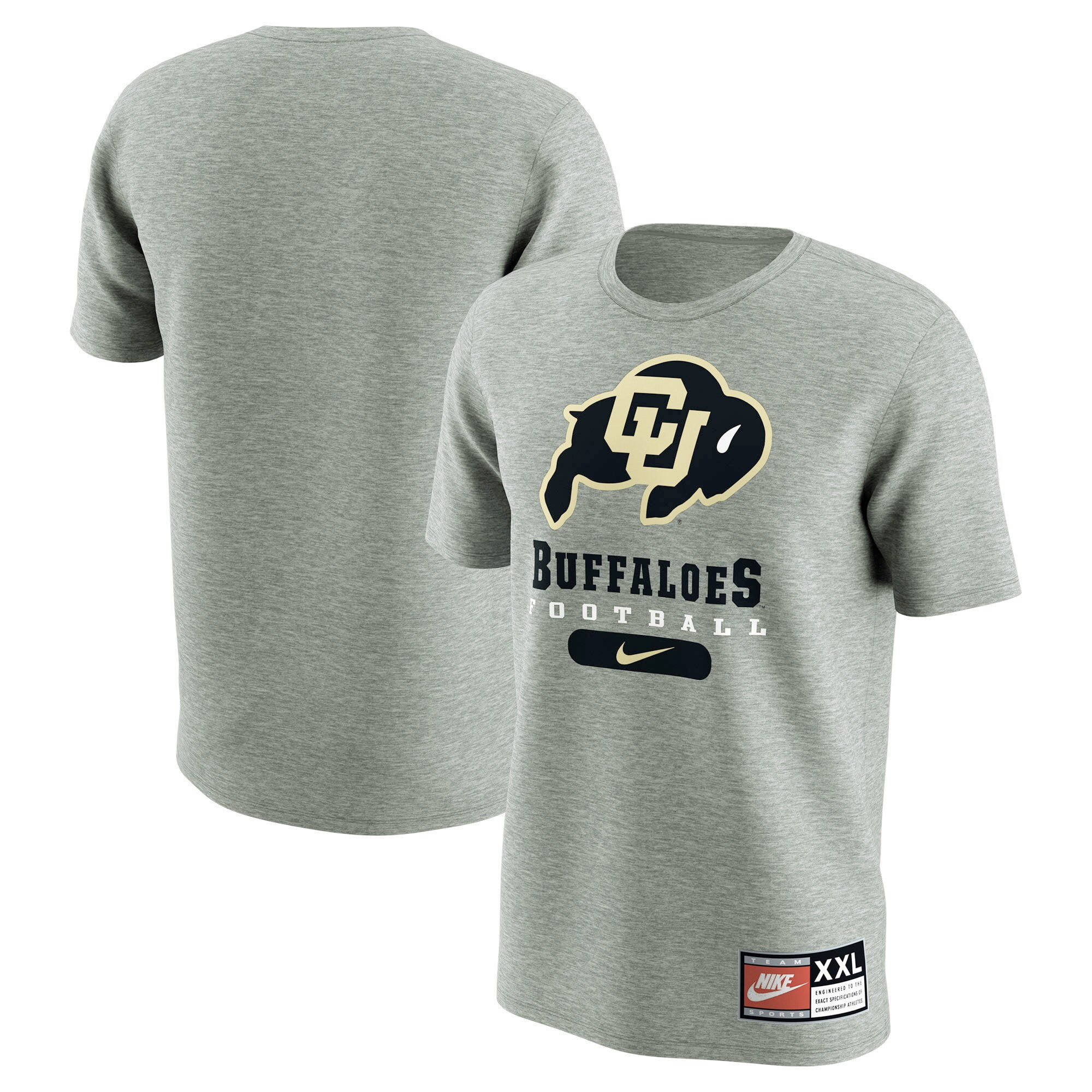 Colorado Buffaloes Nike Retro Pack T-Shirt - Gray - Walmart.com ...