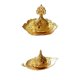 thumbnail image 1 of 2 Quemadores De , 3 Piezas, Soporte Dorado Para Maíz, Estante Para , Recogedor De Cenizas Baoblaze titular de incienso, 1 of 8