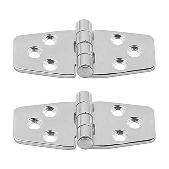 2 Pcs Stainless Steel Hinge Door Hinges Face Frame Cabinet Concealed