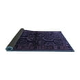 thumbnail image 2 of Ahgly Company Indoor Rectangle Persian Blue Traditional Area Rugs, 2' x 4', 2 of 4