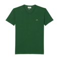 thumbnail image 3 of Remera Lacoste para Hombre de Manga Corta con Cuello en V de Algodón Pima Verde, 3 of 4