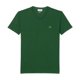 thumbnail image 3 of Remera Lacoste para Hombre de Manga Corta con Cuello en V de Algodón Pima Verde, 3 of 4