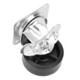 thumbnail image 4 of XYCCA 4pcs 2in Furniture Trolley Rack Caster Wheel Silent PP Fixed Brake Casters-082602, 4 of 5
