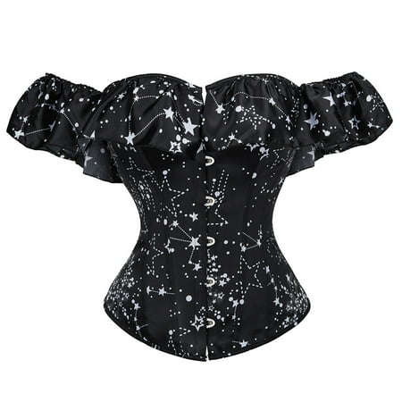 

Cathalem Its Gonna Be May Underbust Women Shaper Waist Trainer Bandage Shapewear Body Corsets Shapeware Lace Inner Wear Underwear Black Small