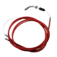 thumbnail image 2 of Red Throttle Cable Clutch Cable Line fit 49/60/66/80cc Motorized Bike 2 stroke, 2 of 12